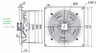 Wentylator przemysłowy wyciągowy 450 mm wyd. 5365m3