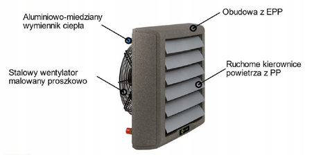 Nagrzewnica wodna NeoAir EVO69 - 69kw